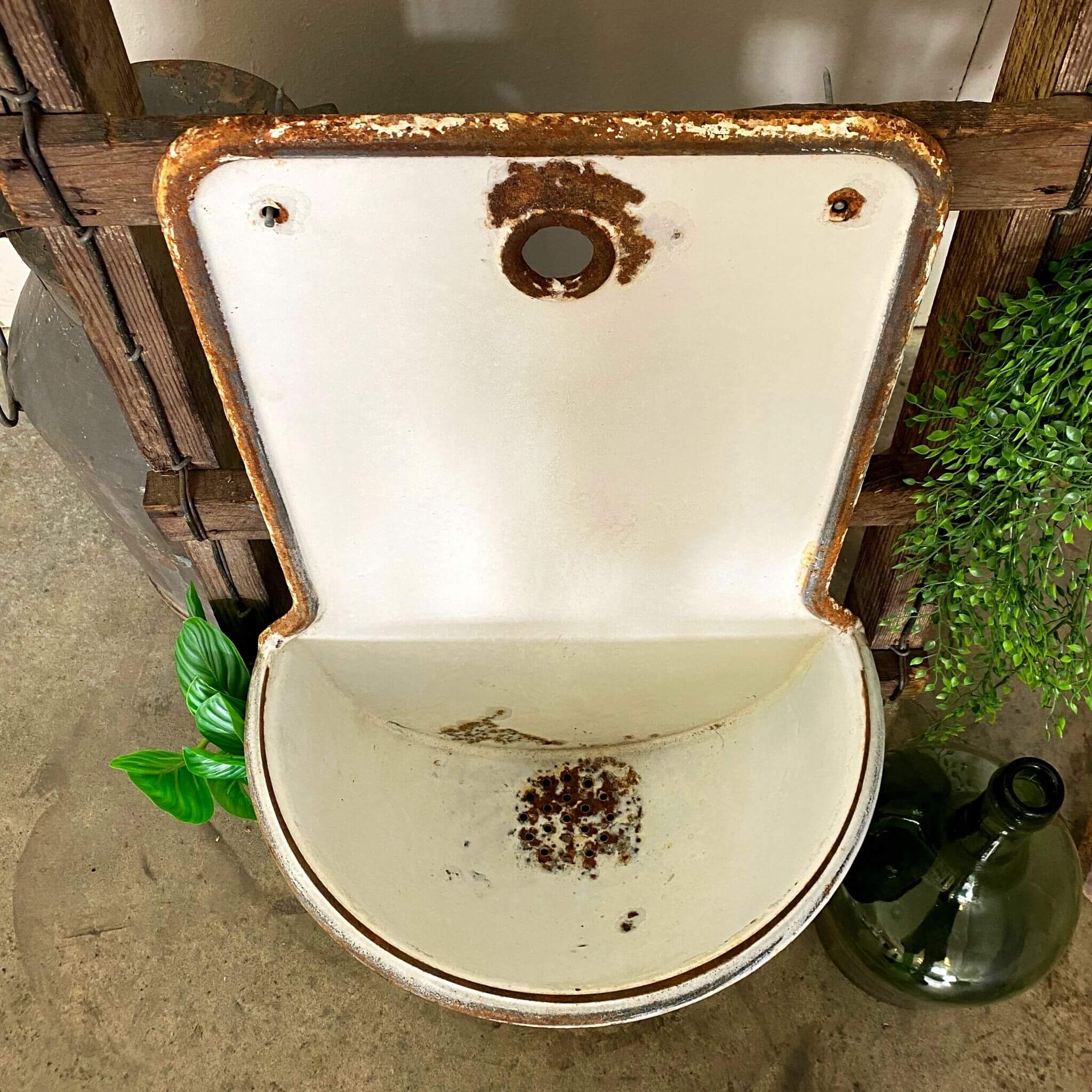 A Single Spout Wall Fountain