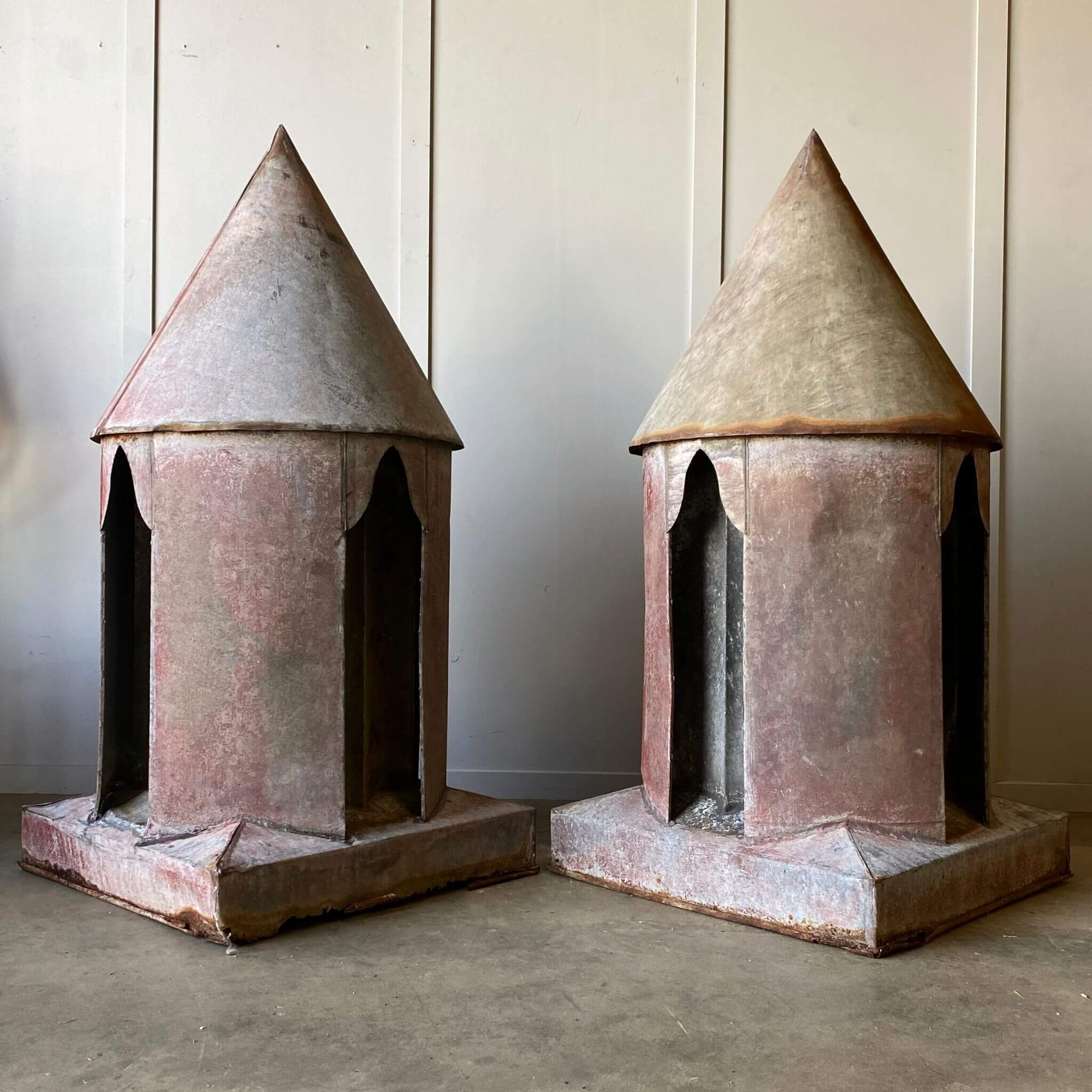 Garden Architectural Antique Roof Vents pair