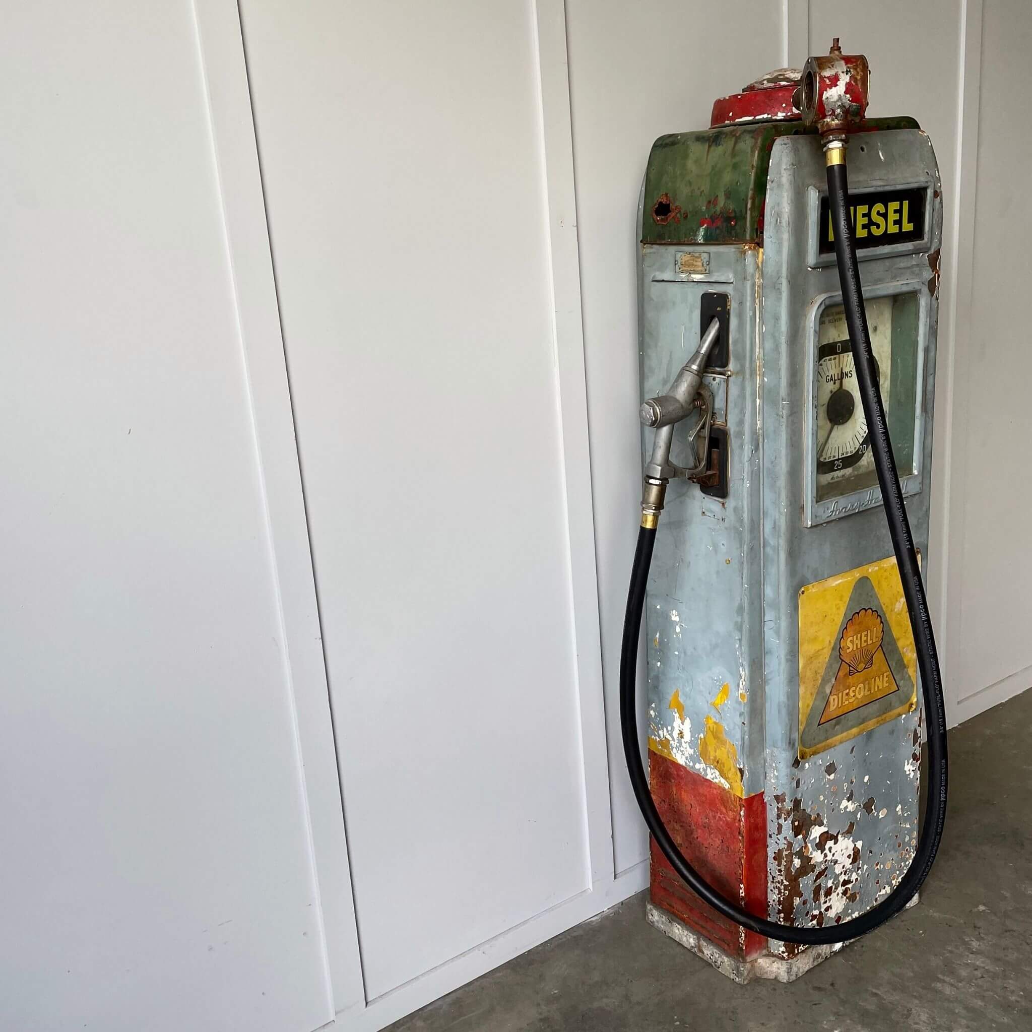 vintage advertising, shell oil petrol bowser