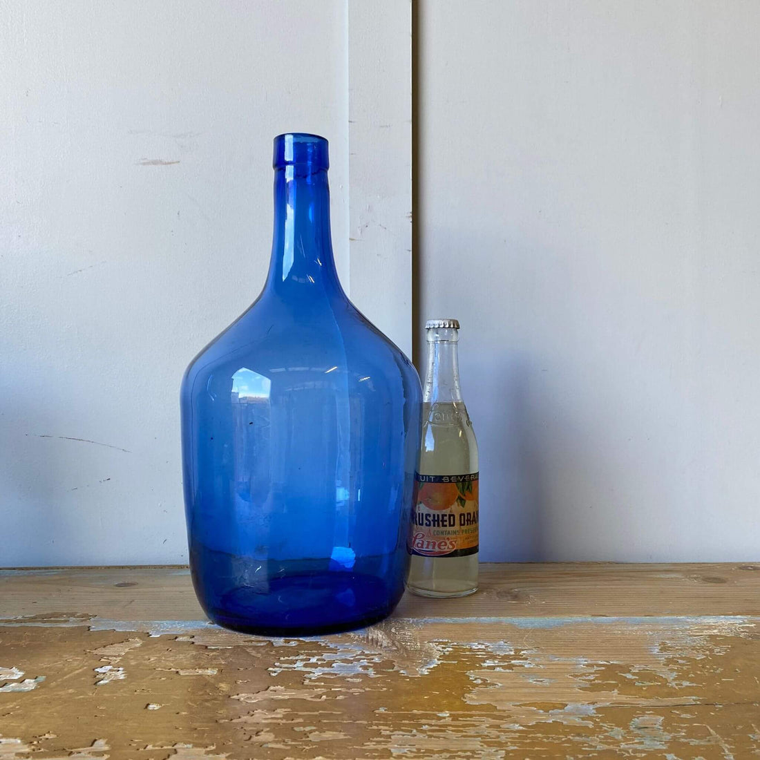 Vintage Blue Glass Carboy