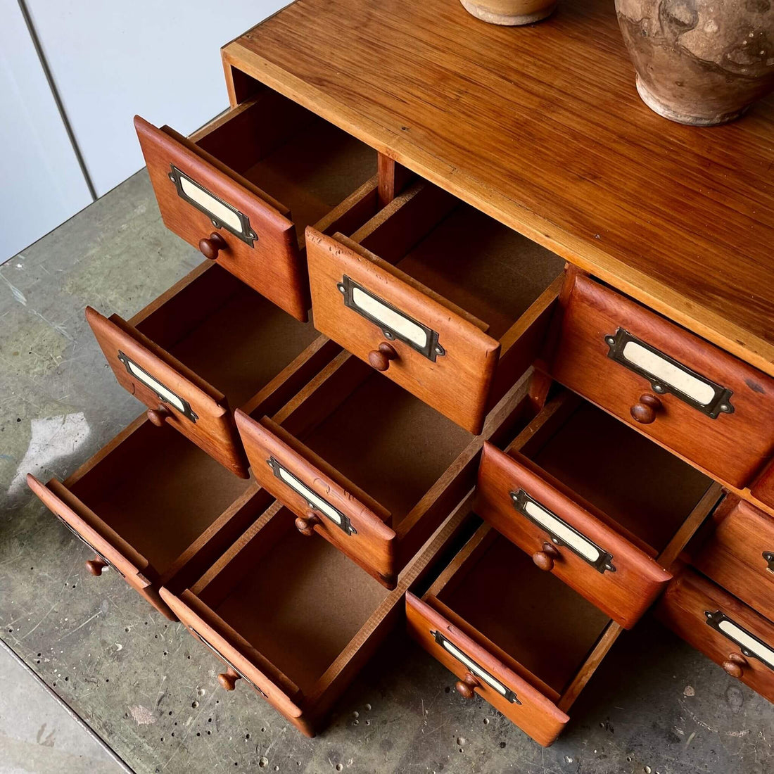 Vintage industrial storage