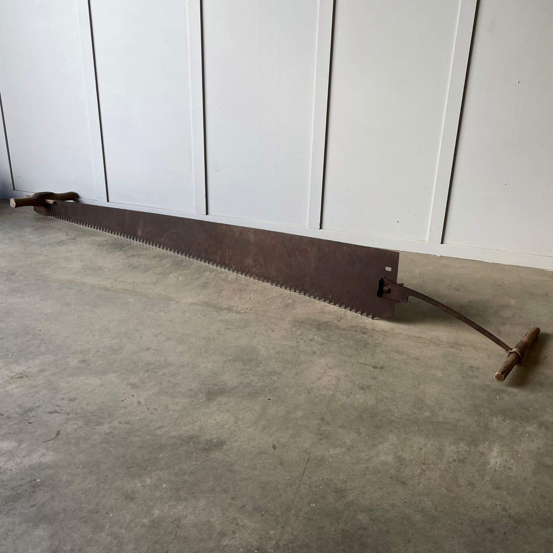 Antique and collectible colonial pit saw