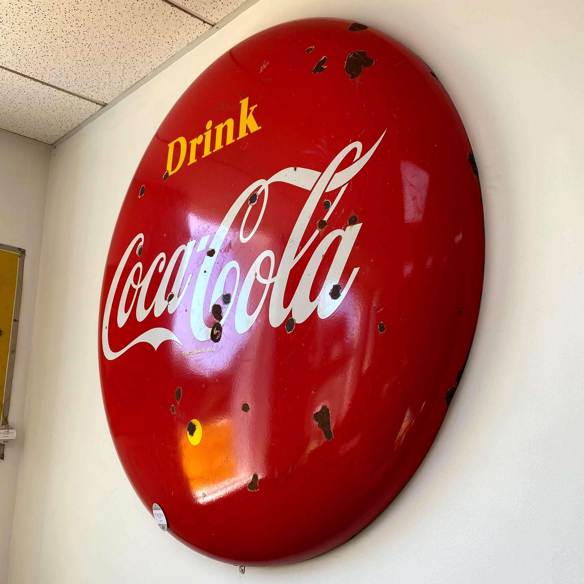 Enamel Coca Cola Button