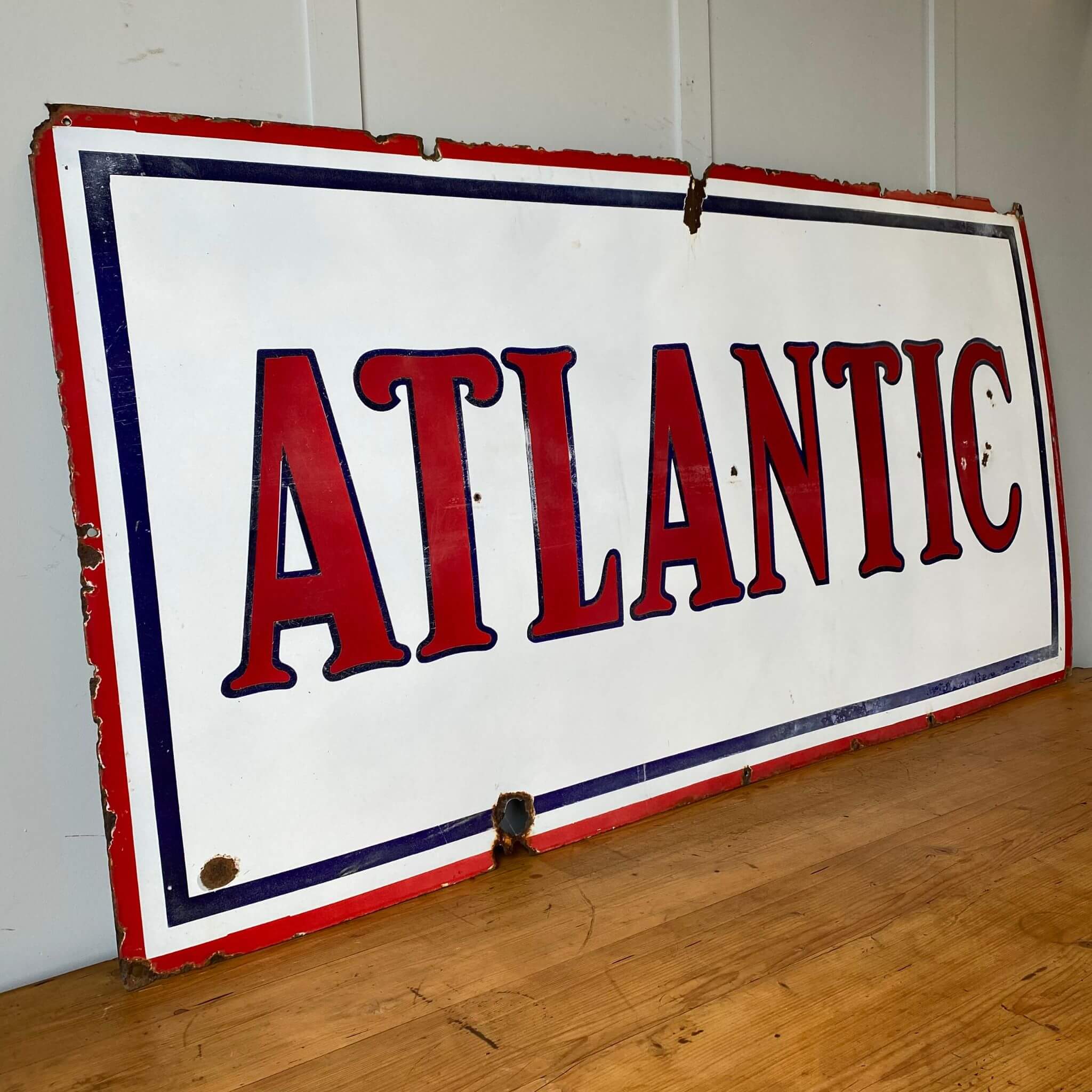 Atlantic Enamel Sign