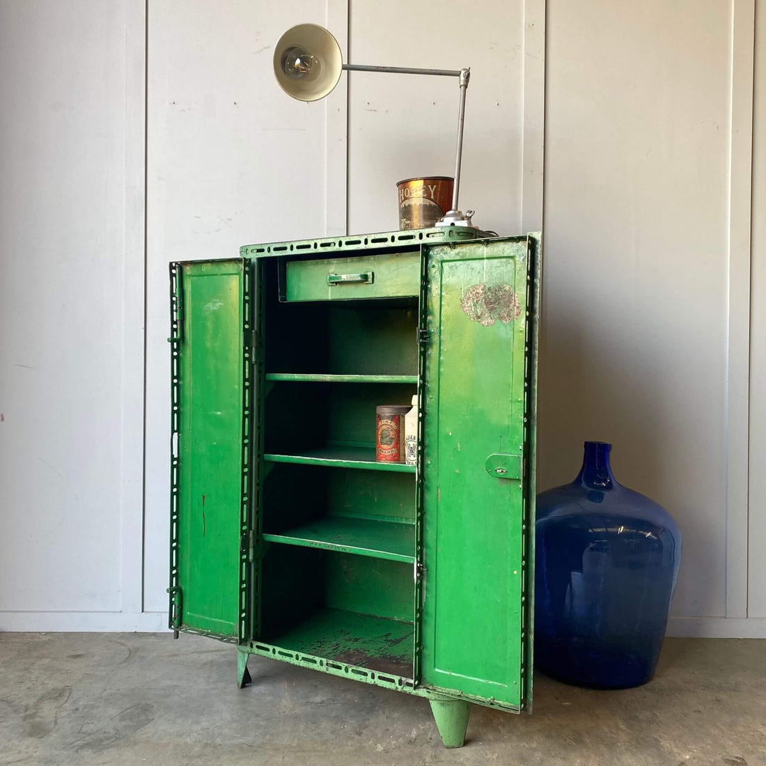 Vintage Industrial Storage Cabinet
