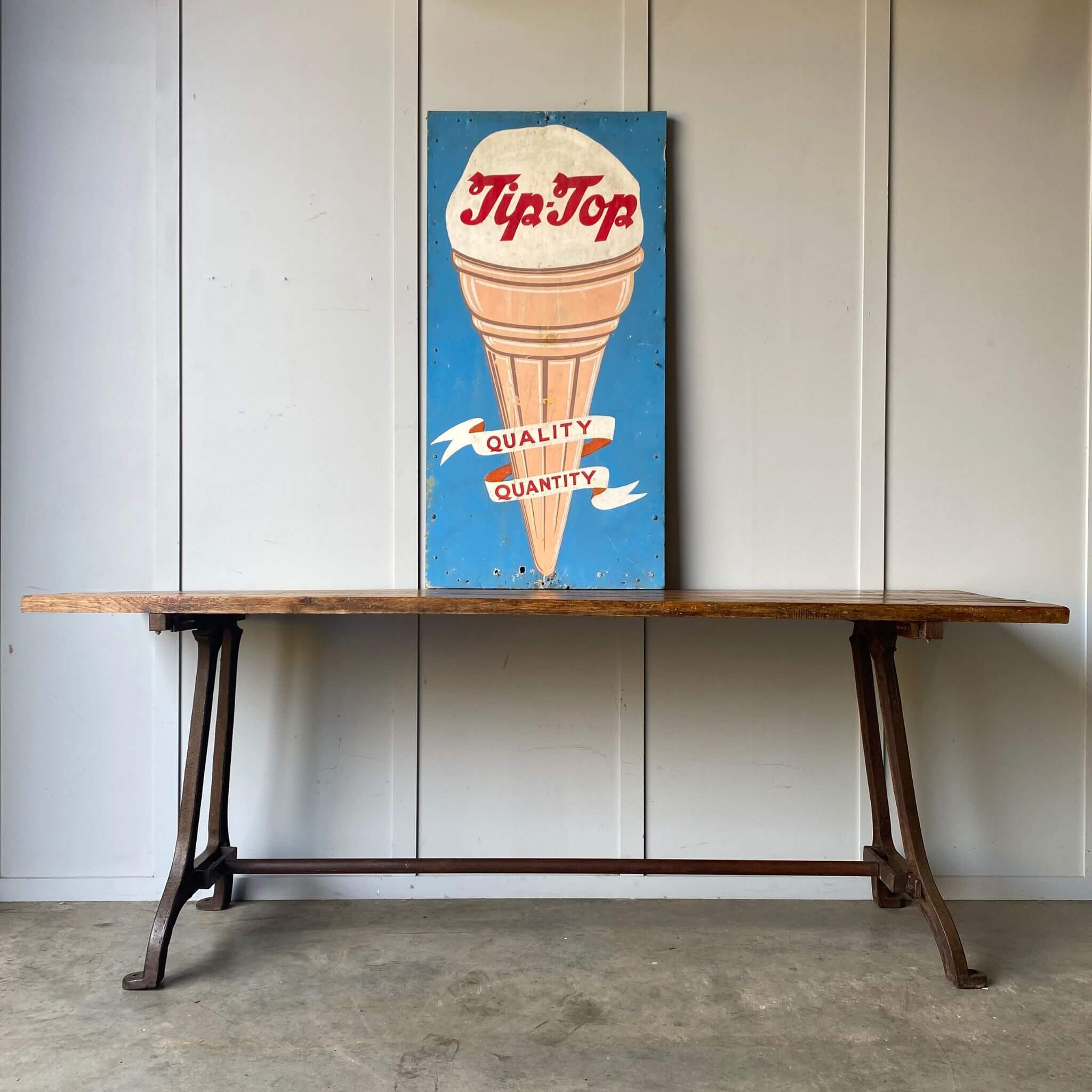 Industrial Vintage Dining Table | Elsie Wolfe Decorative Antiques ...