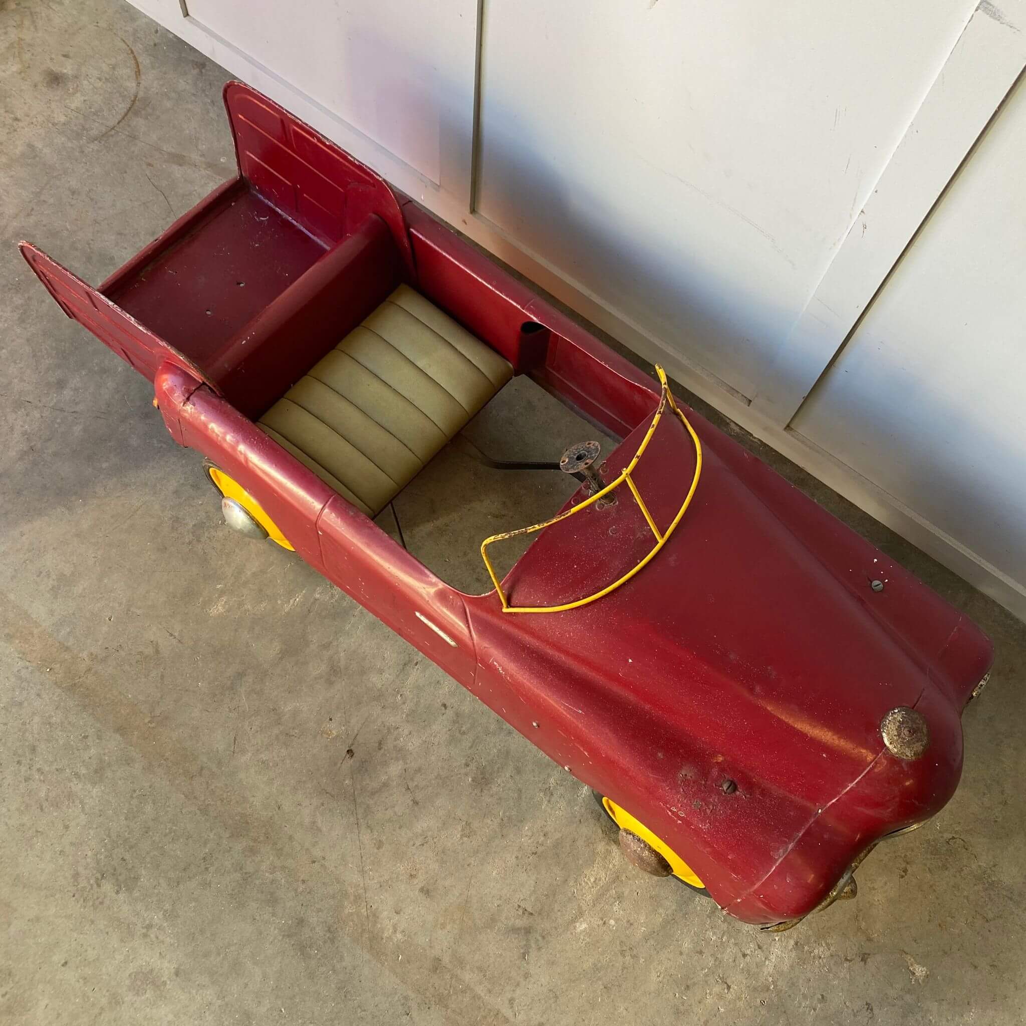 Vintage pedal car