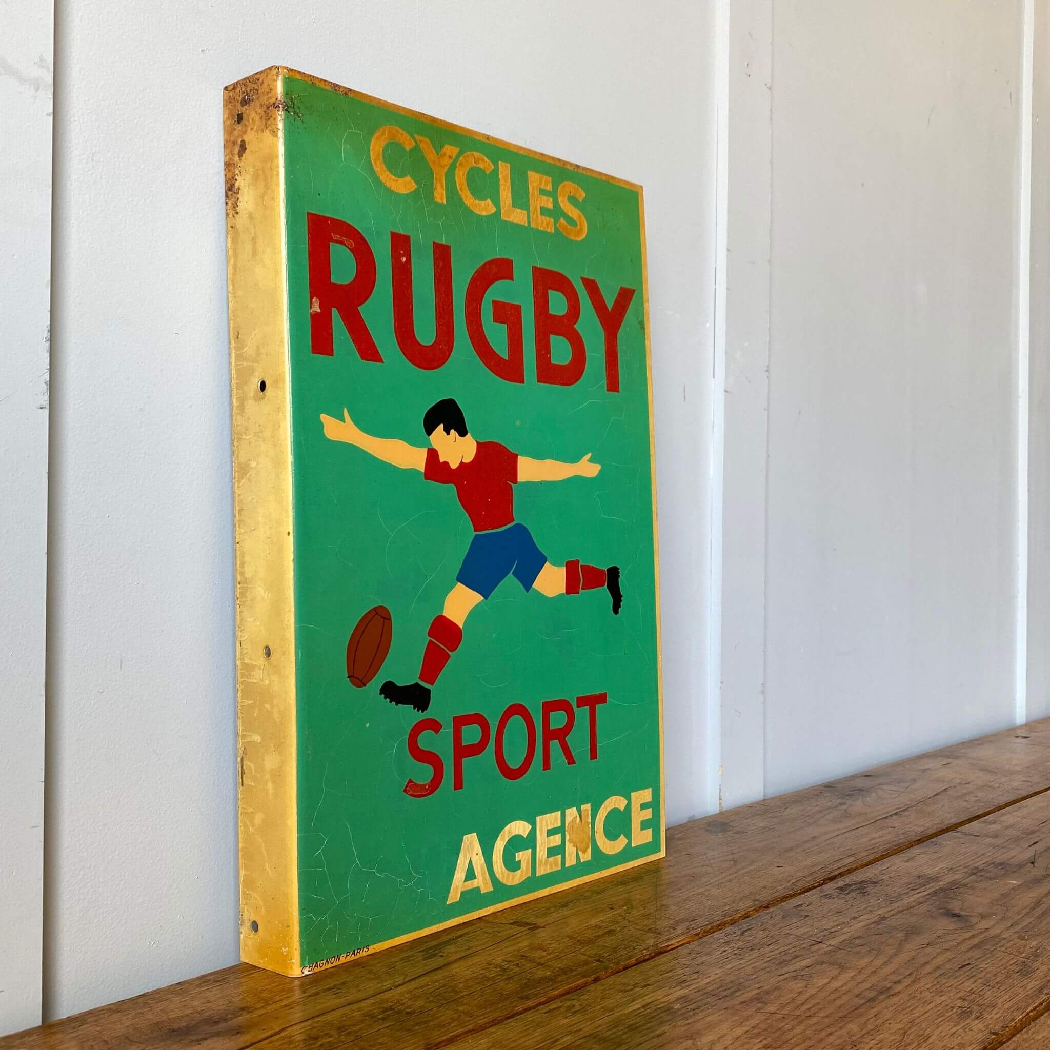 Collectable bicycle sign