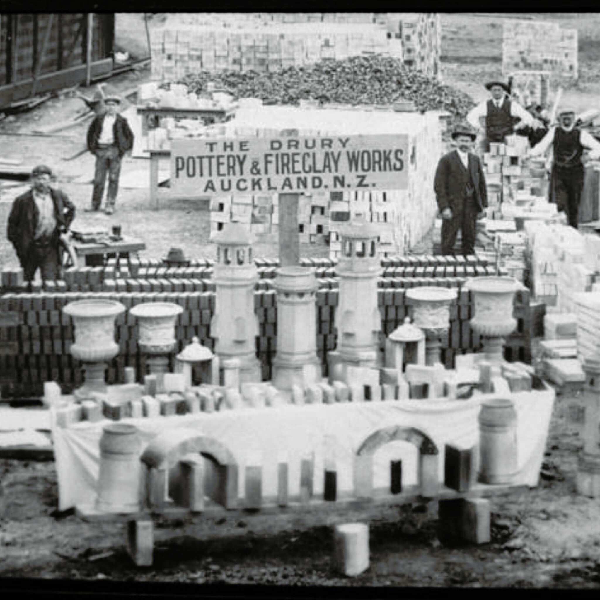 NZ Colonial Pottery Urns