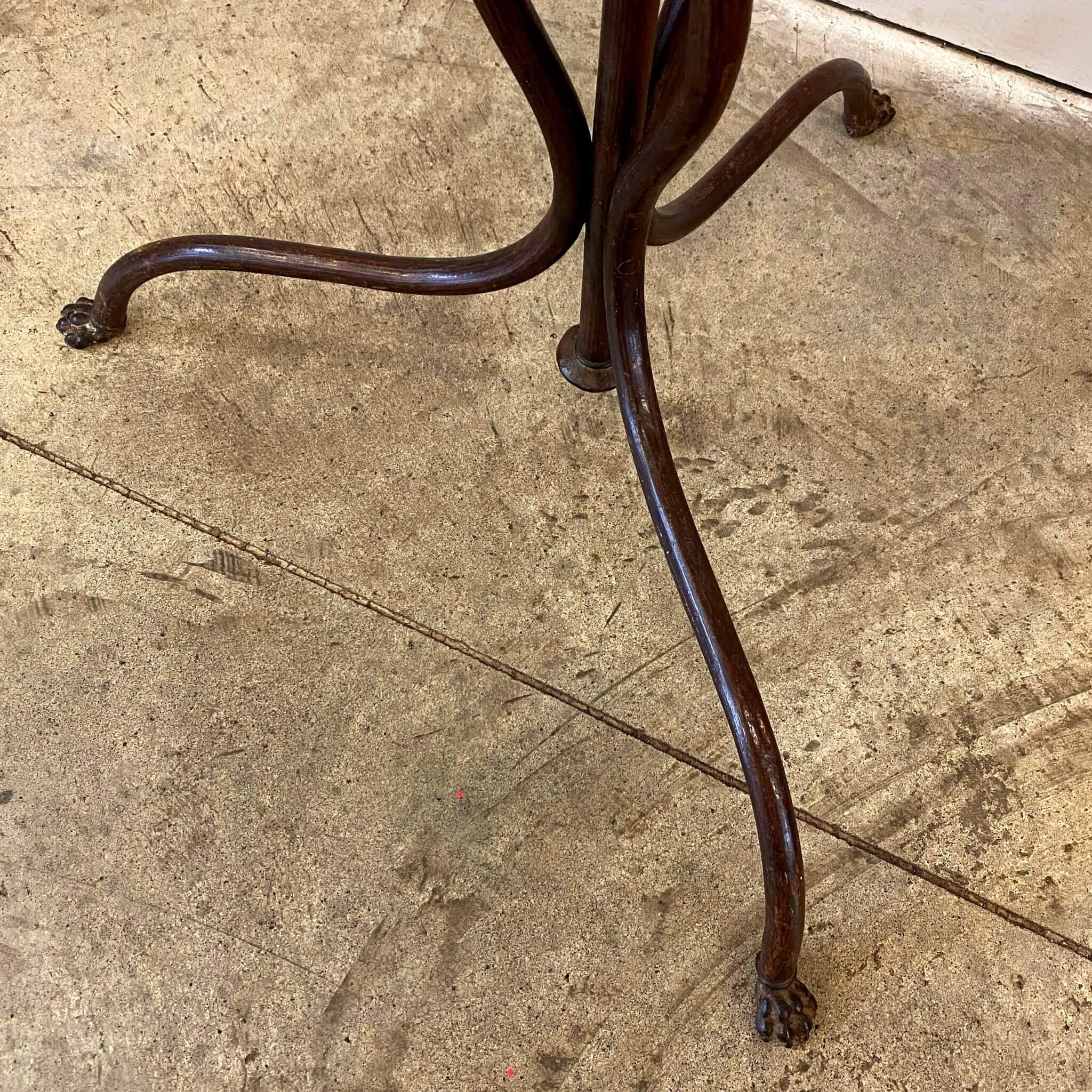 Faux Wood Grain Coat Stand