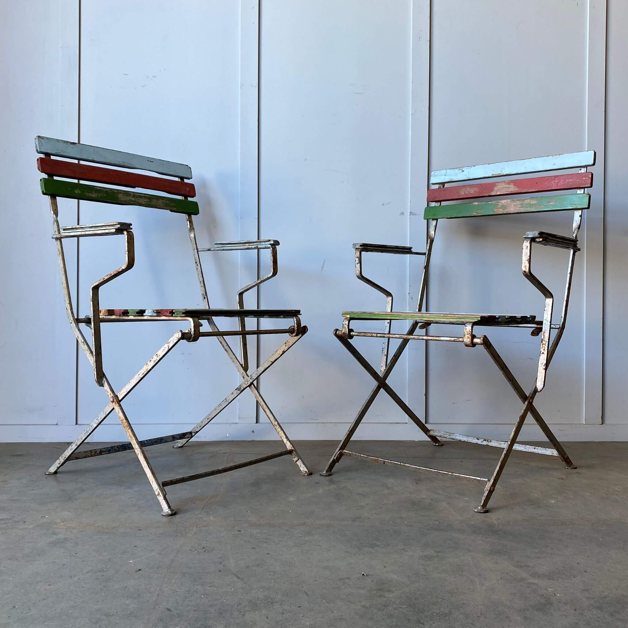 Antique Outdoor Garden Table And Chair Set