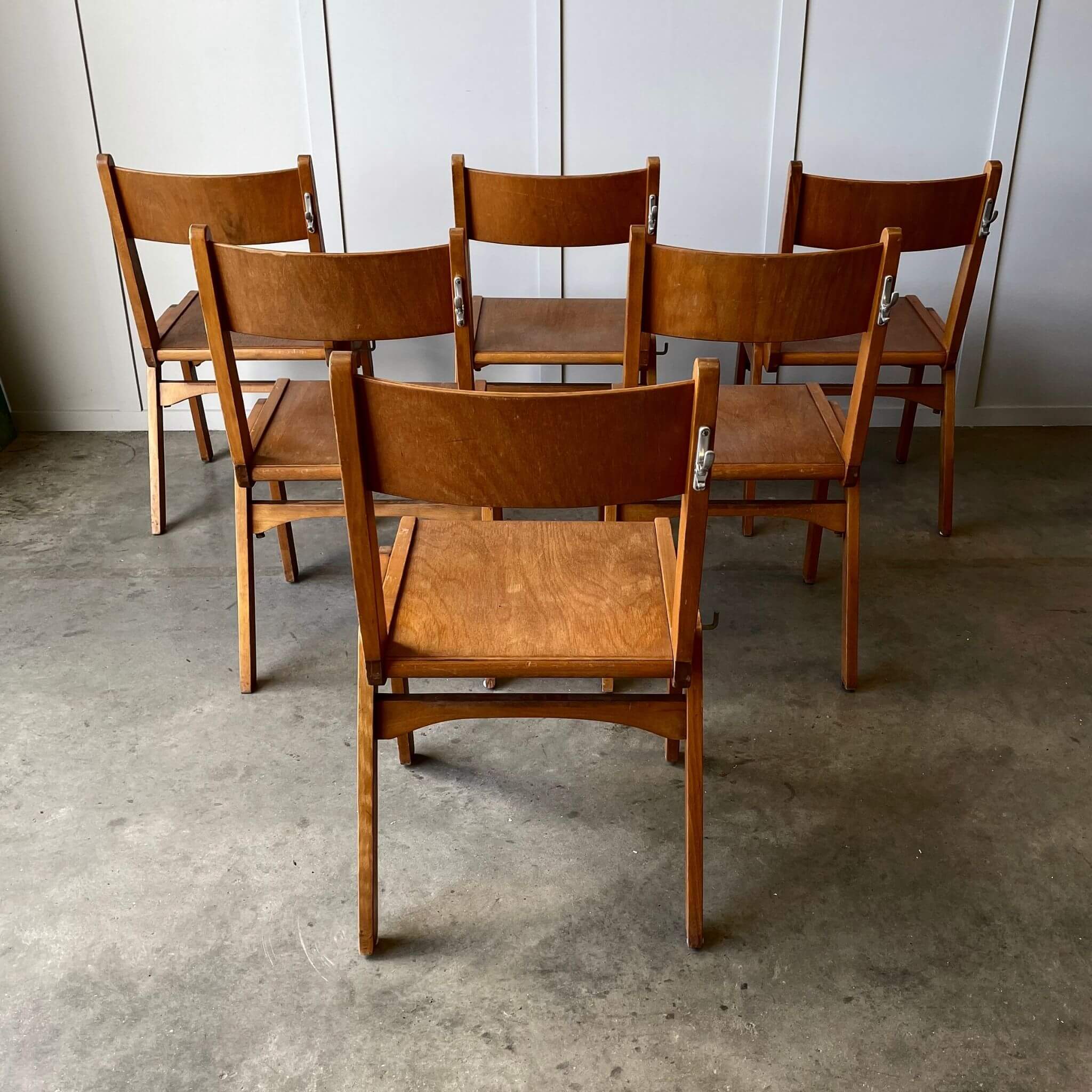 Back of dining chairs