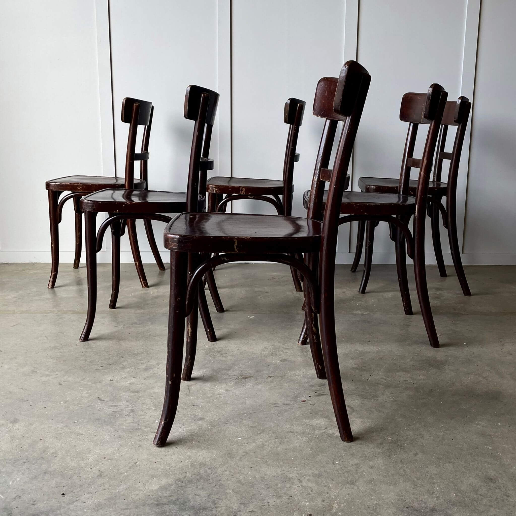 Side of thonet chairs