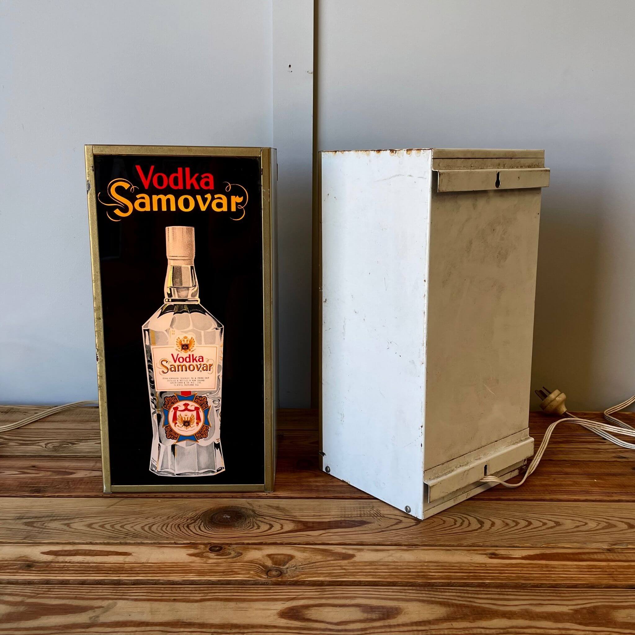 Vintage advertising collectable, Antique Soviet Vodka Light Box
