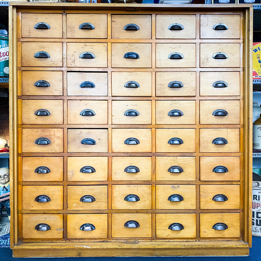 Vintage Bank Of Draws