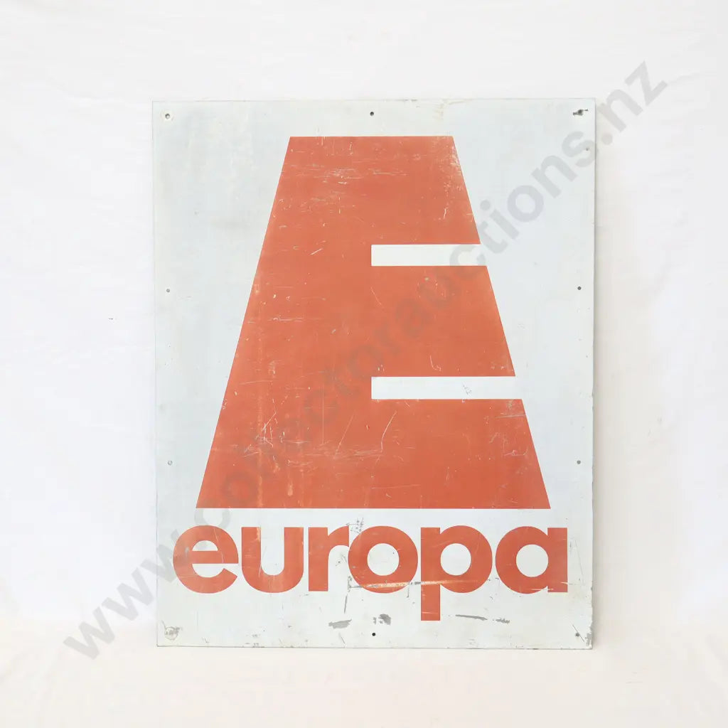 Size 60cm Wide x 74cm High. Great original sign, light fading.