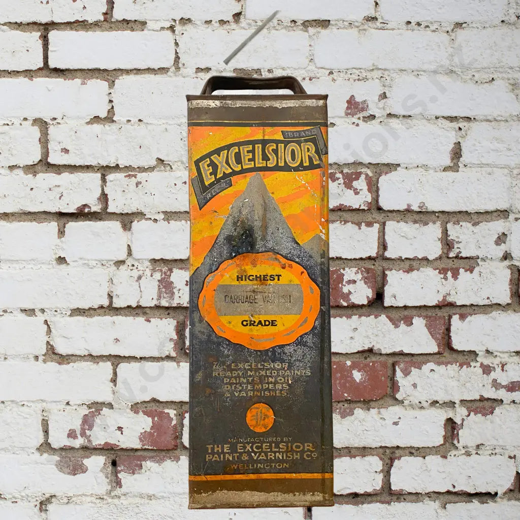 Size 12cm Long x 12cm High x 36cm High. Good Condition featuring Mt Egmount.