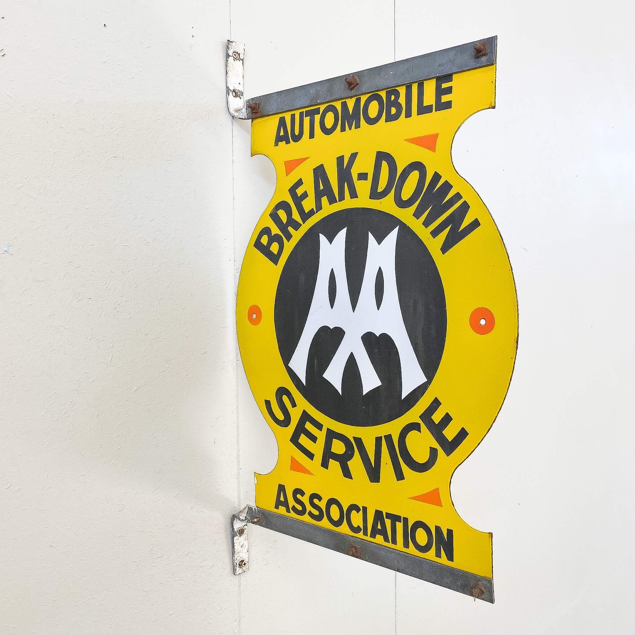 AA Breakdown Service Enamel Sign