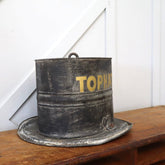 Vintage Hanging Advertising Top Hat
