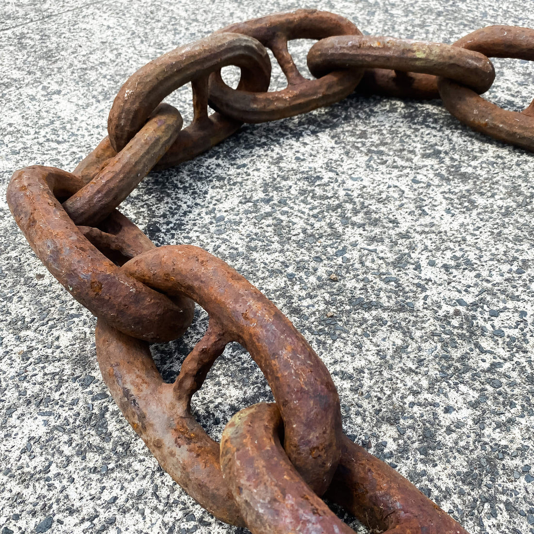 Large Antique Stud Link Chain 4.8m