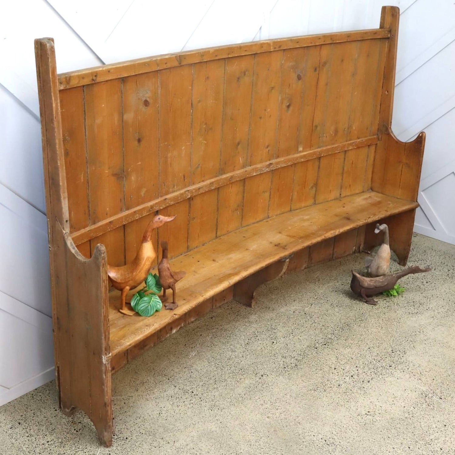 Antique English Settle Seat