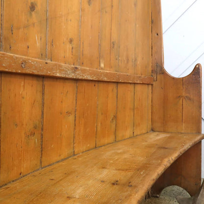 Antique English Settle Seat