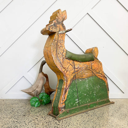 Antique Fairground Reindeer