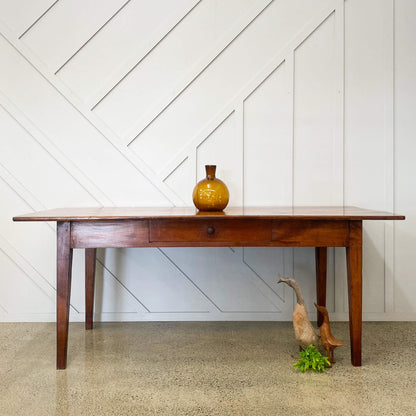 Antique French Chestnut Table