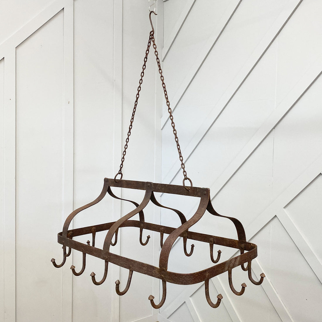 Antique Kitchen Hanging Rack