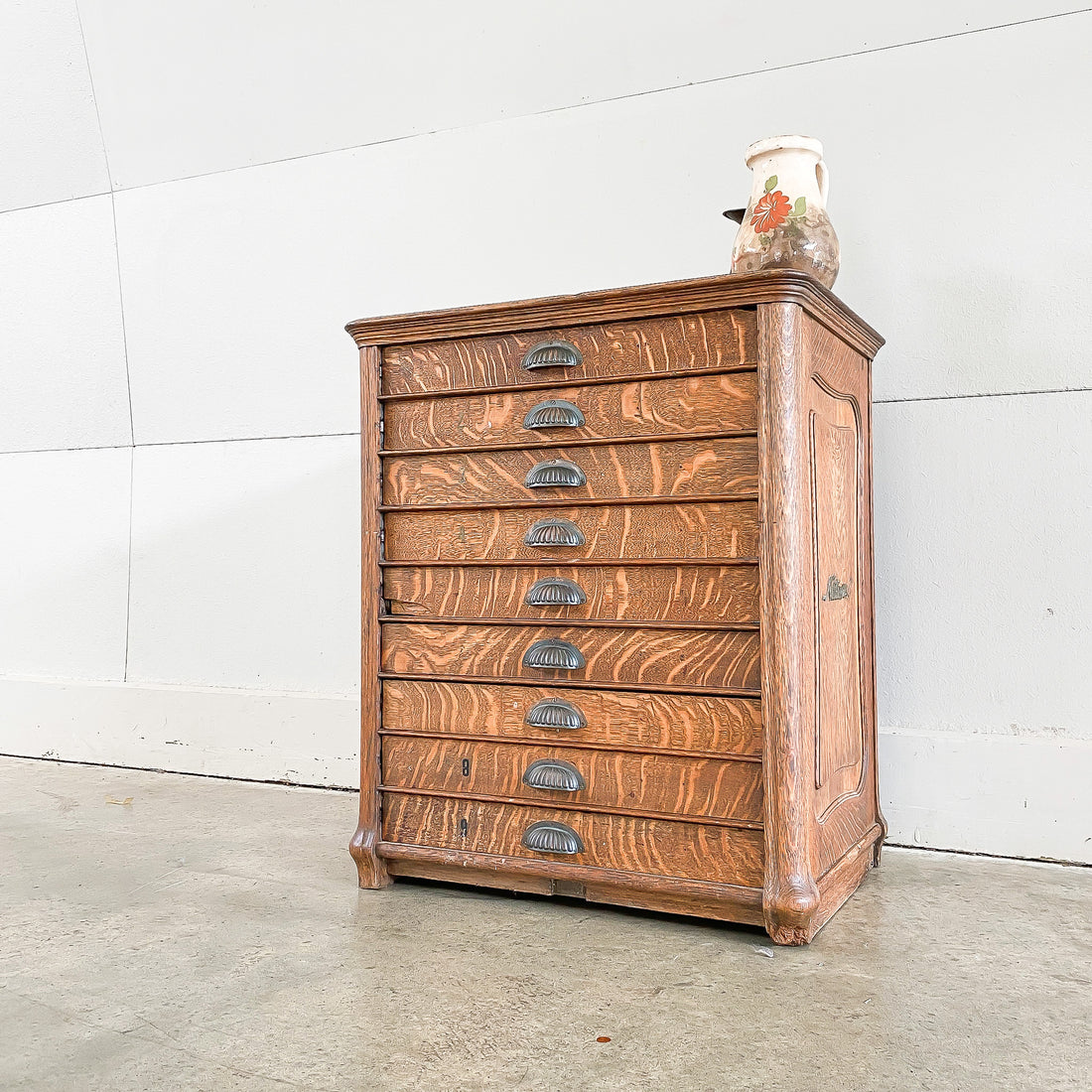 Antique Tiger Oak Drawers