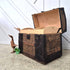Antique Travelling Trunk Treasure Chest