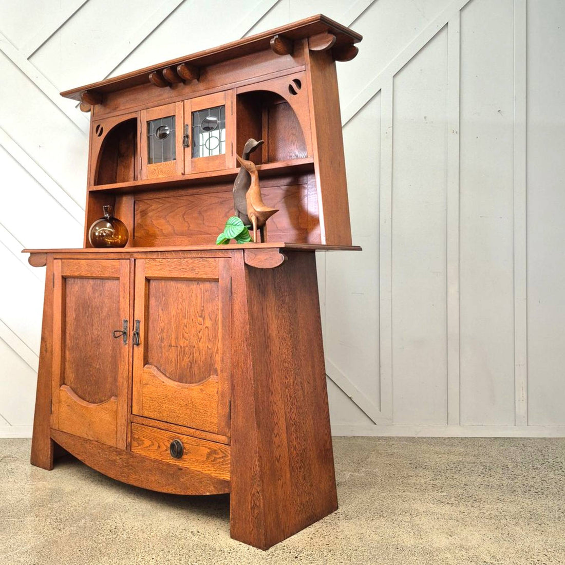 Antique Arts And Crafts Sideboard