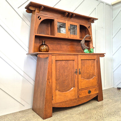 Antique Arts And Crafts Sideboard
