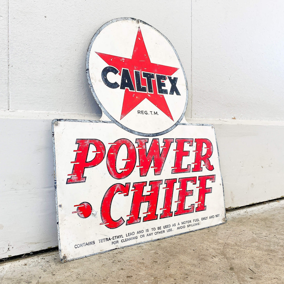 Caltex Power Chief Bowser Sign