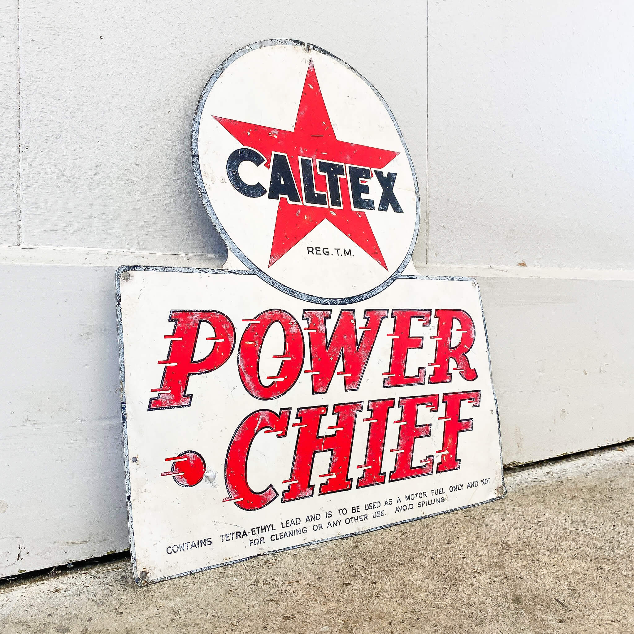 Caltex Power Chief Bowser Sign