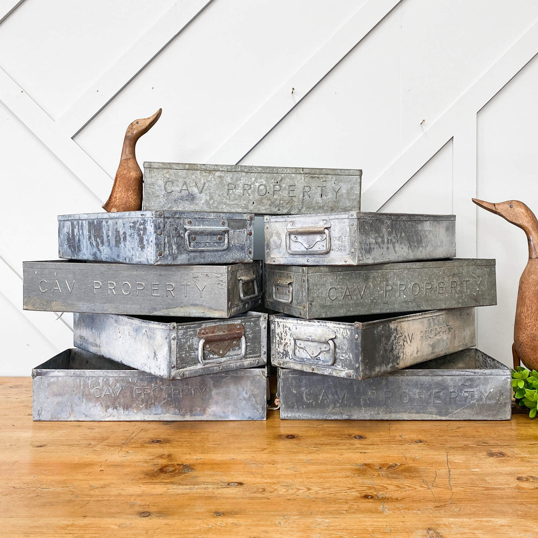 Industrial Metal Trays