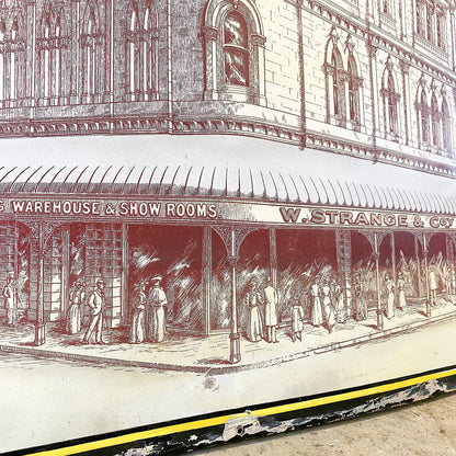 Christchurch Enamel Sign, Strang and Co Department Store