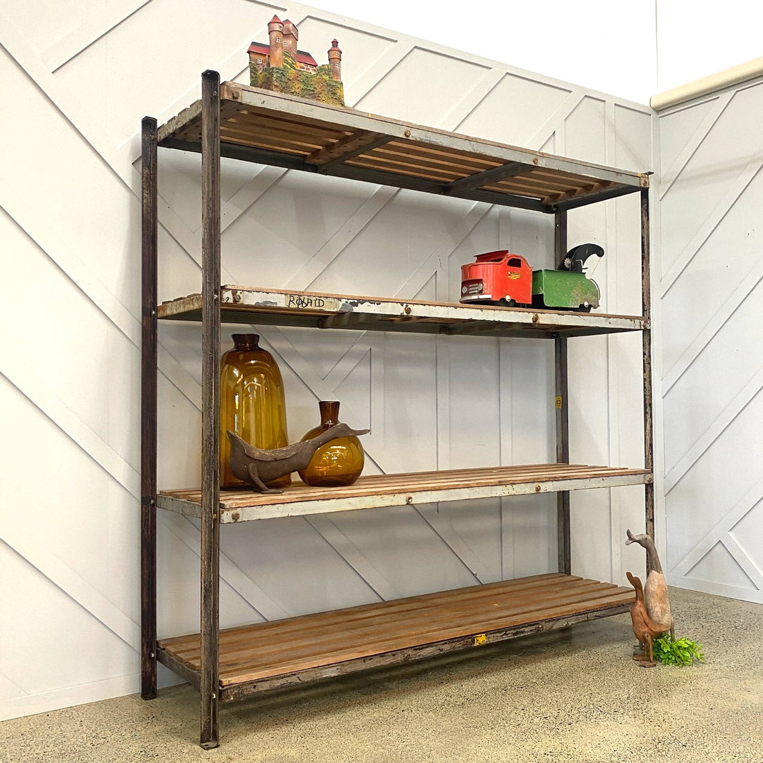 Vintage Industrial Shelves