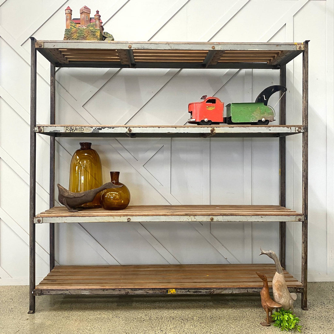 Vintage Industrial Shelves