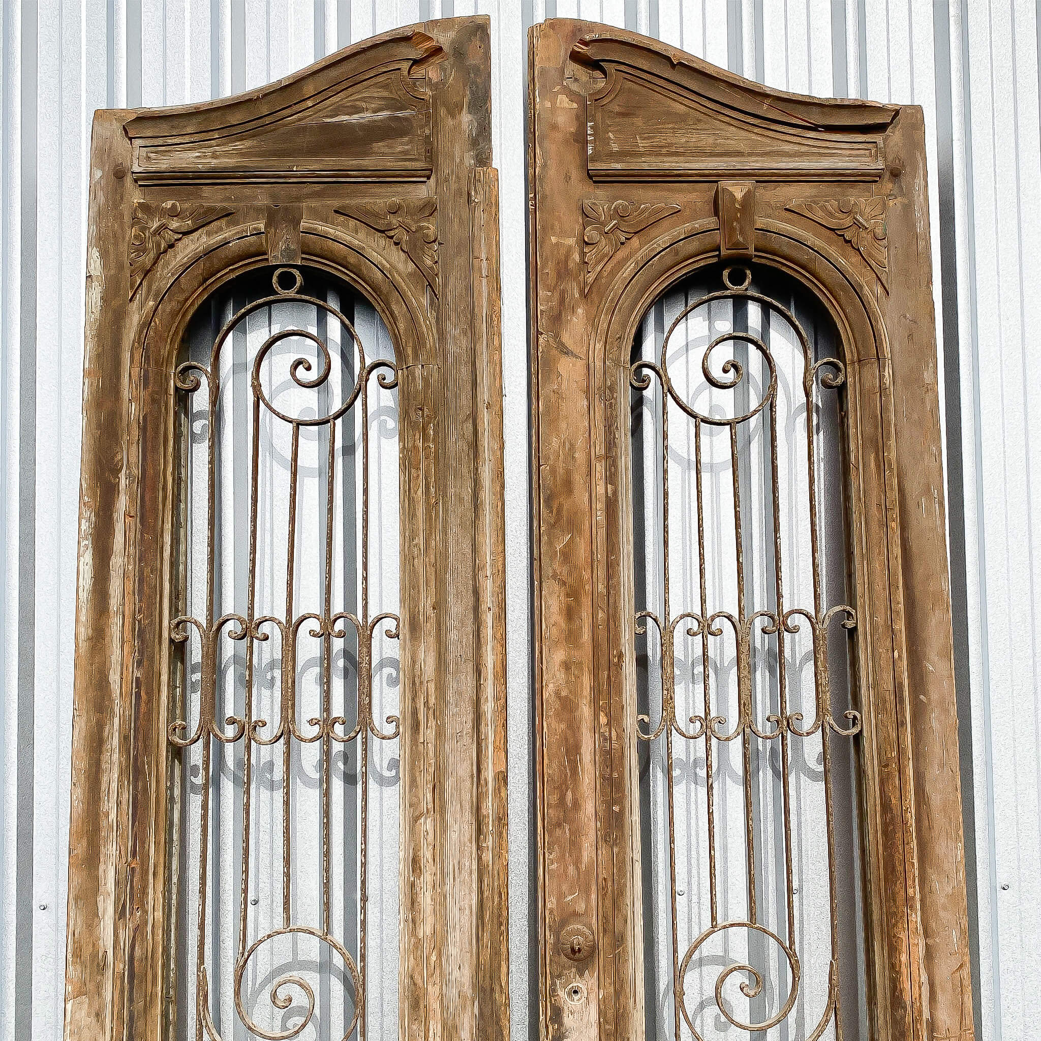 Large Salvaged Egyptian Doors