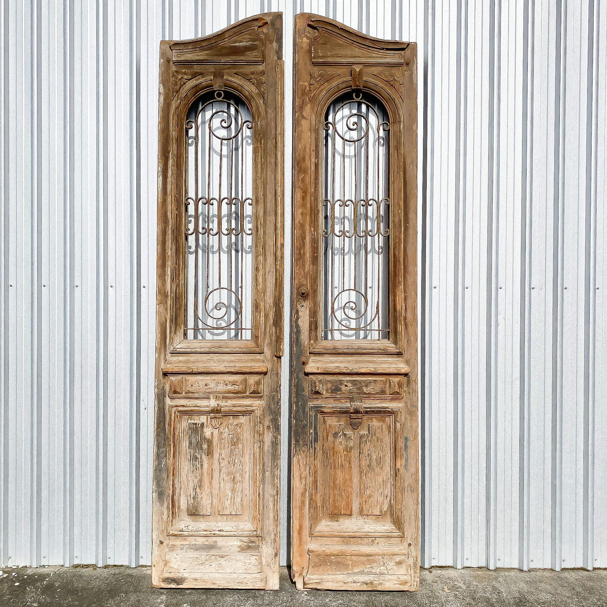 Large Salvaged Egyptian Doors