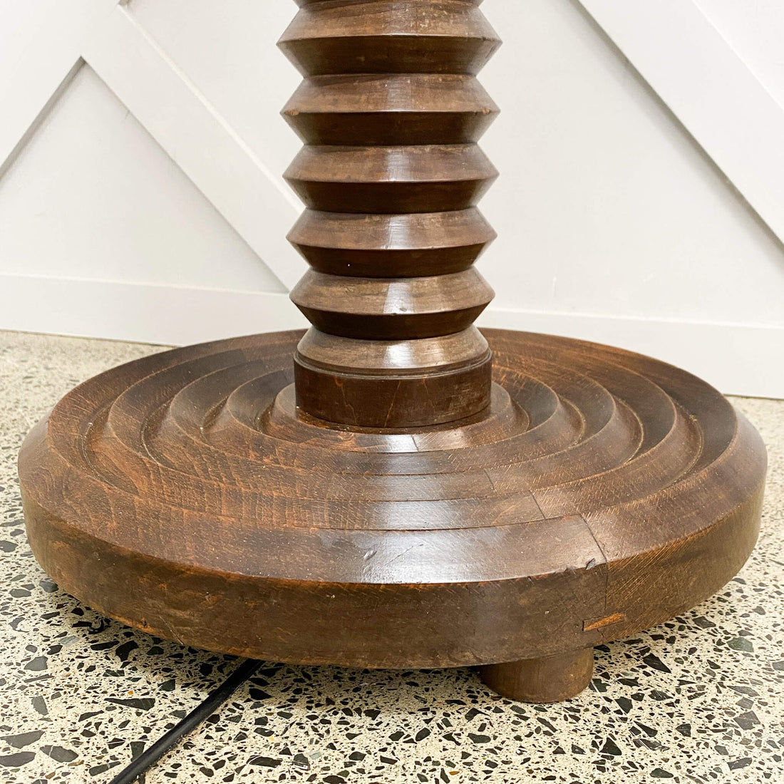 French Standing Lamp And Side Table