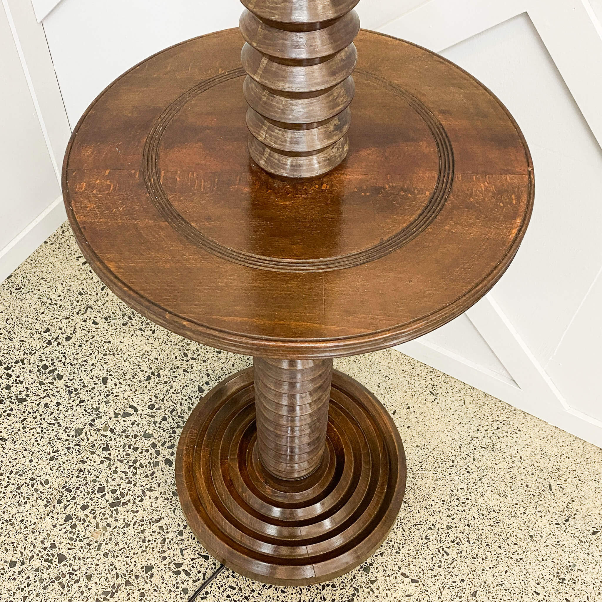 French Standing Lamp And Side Table