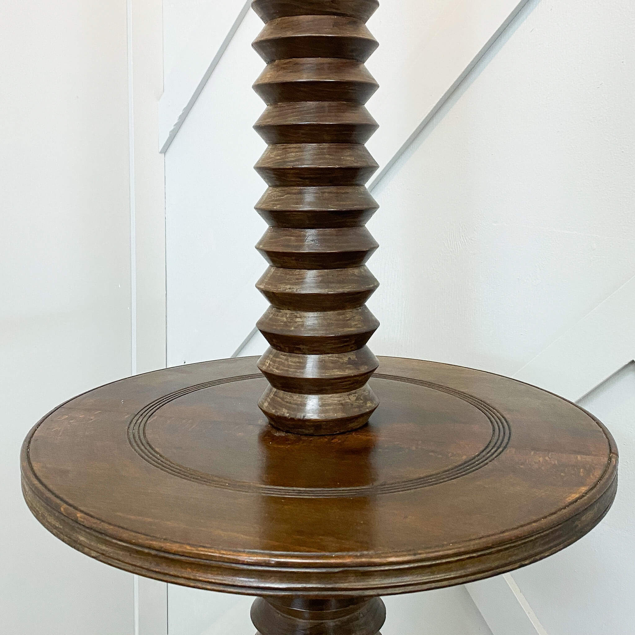 French Standing Lamp And Side Table