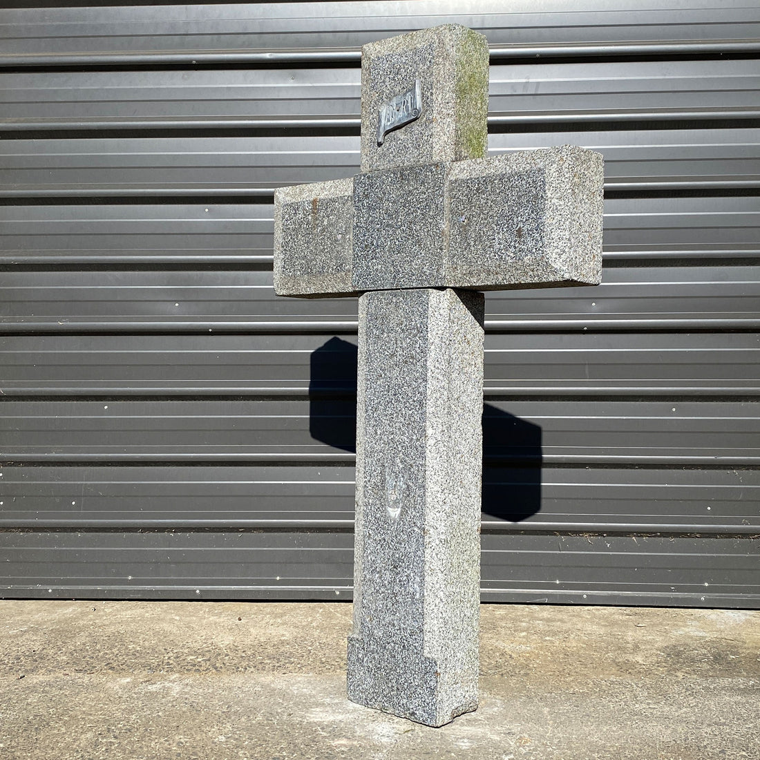 French Granite Inri Crucifix