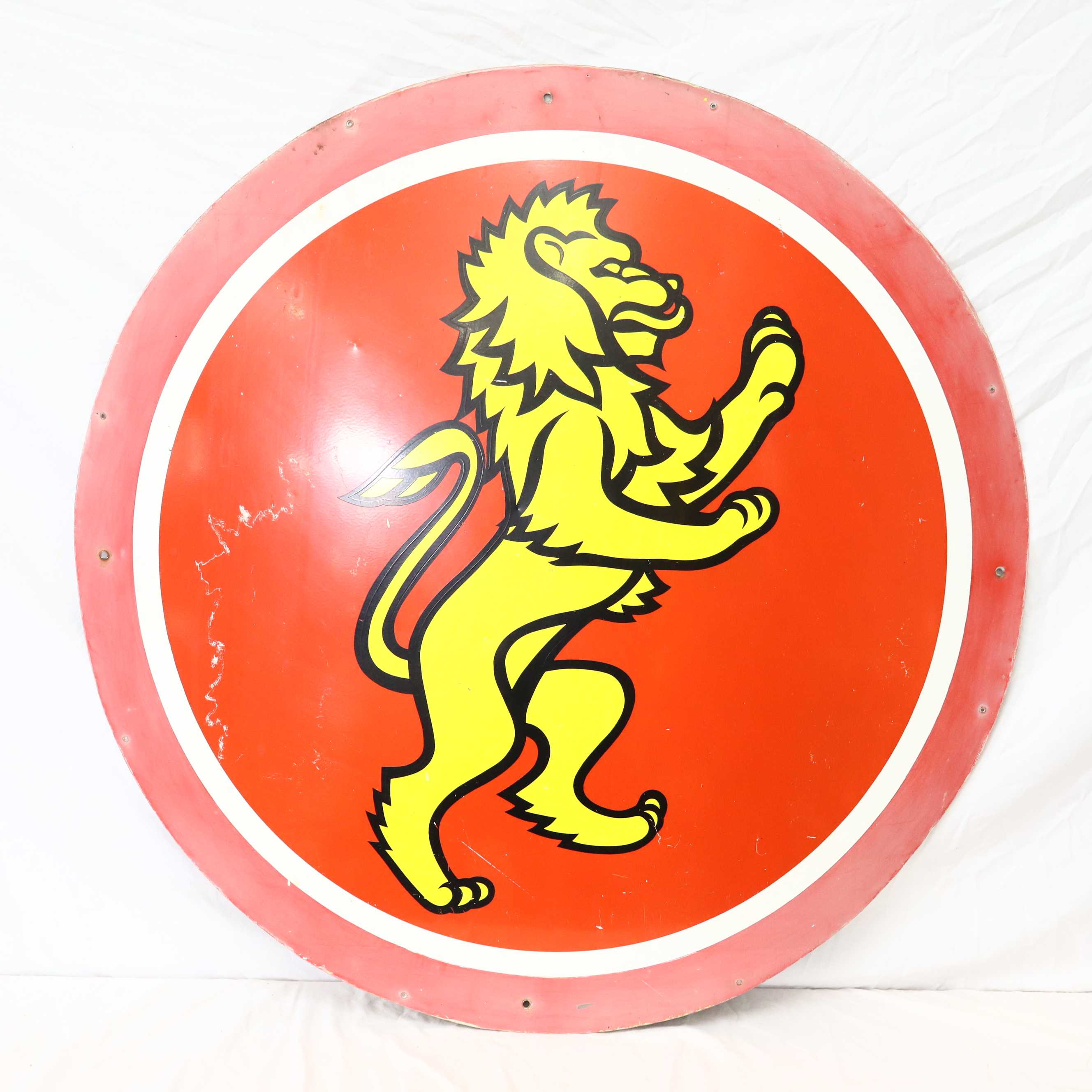 Vintage Lion Red Sign, Collector Auctions