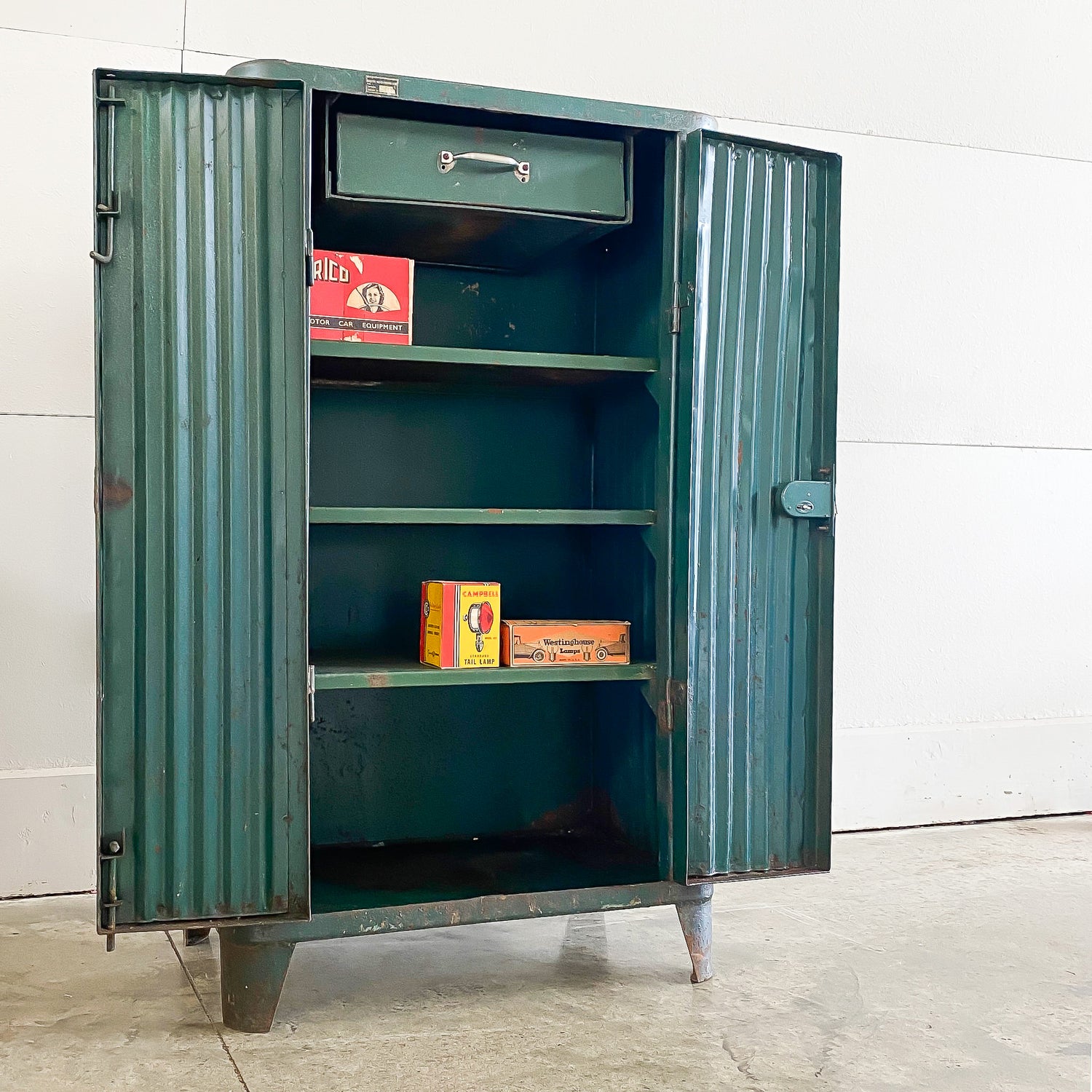 Vintage Industrial Cabinet