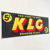 KLG Spark Plugs Advertising Banner