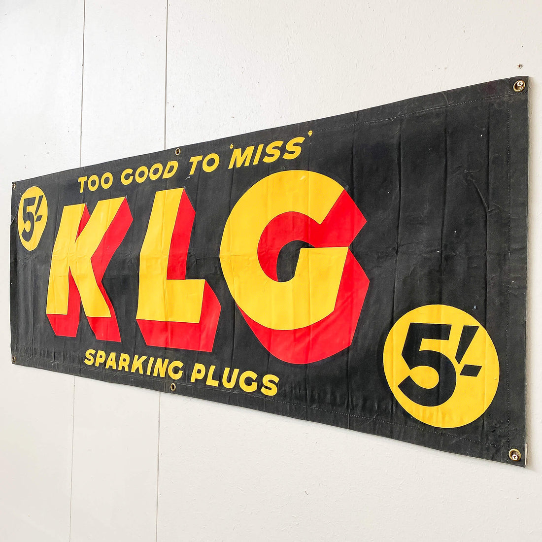 KLG Spark Plugs Advertising Banner