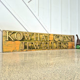 Kowhai Coast Jewellers Sign